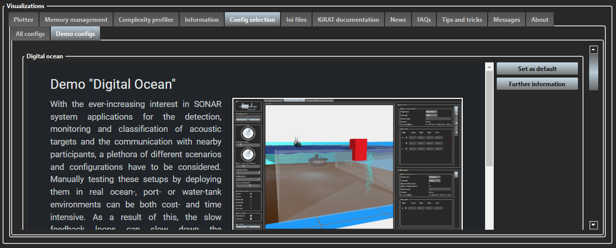 visualizations demo configs